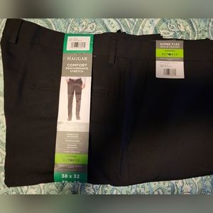Haggard 38x32 black dress pants
